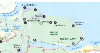 map of Sheppey